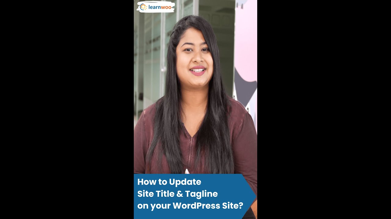How to Update the Site Title & Tagline on your WordPress Site? #shorts