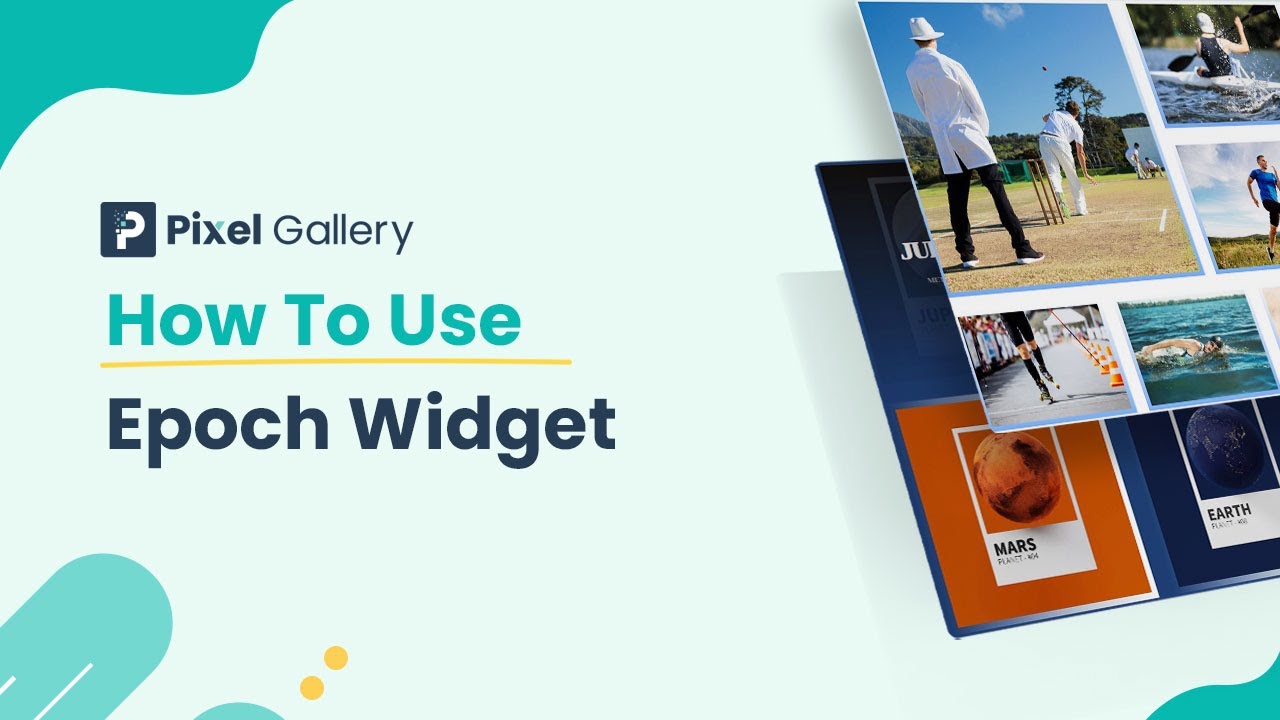 How to Use Epoch Gallery Widget by Pixel Gallery in Elementor | Free Elementor Plugin | BdThemes