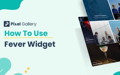 How to Use Fever Gallery Widget by Pixel Gallery in Elementor | Free Elementor Plugin | BdThemes