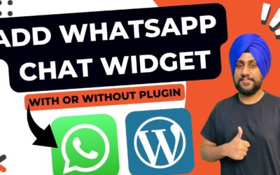 How to add Whatsapp Chat Widget in  Website (WordPress Or Non-WordPress) | Whatsapp Chat Widget