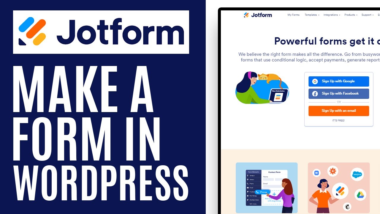 how-to-make-a-form-with-wordpress-using-jotform-quick-and-easy-2022