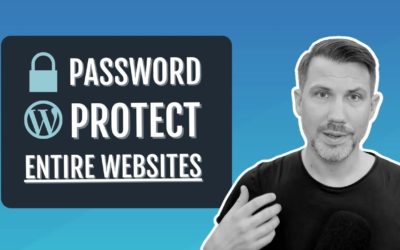 Password Protect Entire WordPress Websites (The Easy Way)