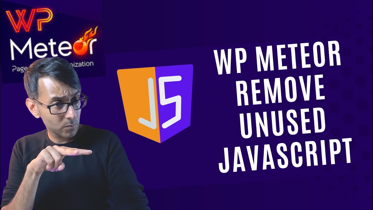 Use WP Meteor to Remove Unused Javascript - Elementor Wordpress Tutorial