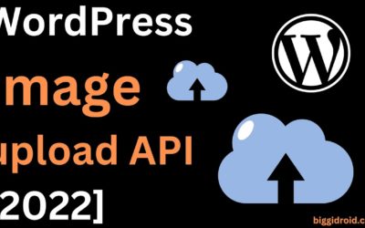 WordPress Image upload API [2022]