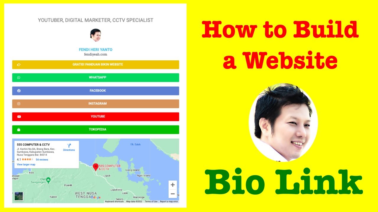 Cara Buat Website. Cara Buat Bio Link Dengan Elementor Wordpress