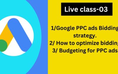 Digital Advertising Tutorials – (Class-03) Google ppc ads Bidding strategy. How to optimize PPC ads bidding for better performance.