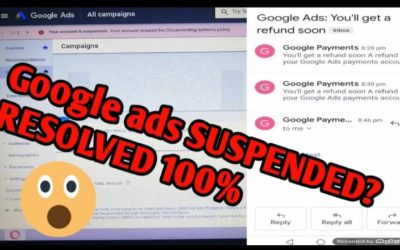Digital Advertising Tutorials – GOOGLE ADS SUSPENDED RESOLVED 100% EASY   GET REFUND 1 week  GoogleAdsense  #GOOGLEADS #Google