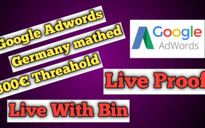 Digital Advertising Tutorials – Google Adwords Germany Mathed 300 | Free with Bin live | Zahid Abbas