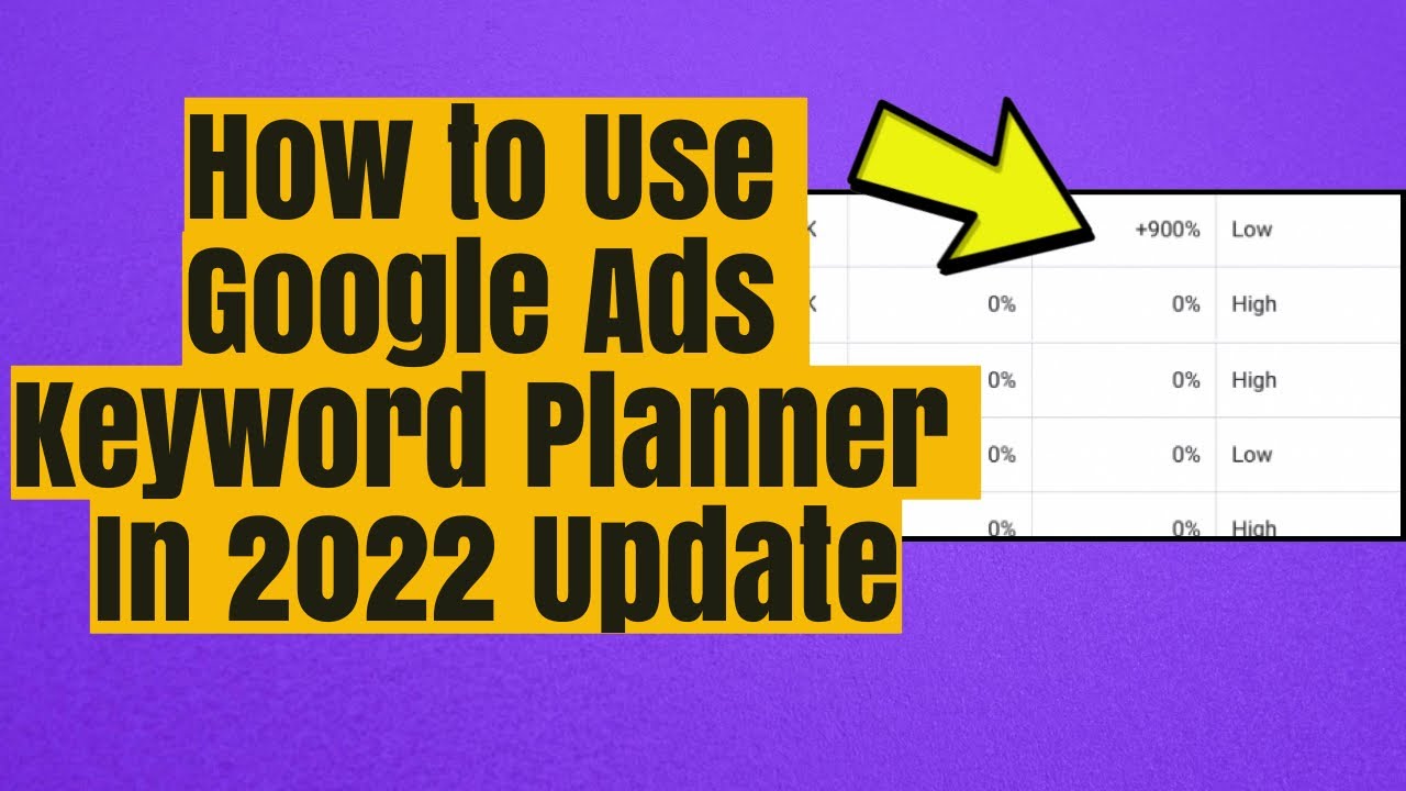 How Can I Use Google Adward Keyword Planner in 2022? (For Beginners)