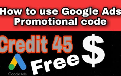 Digital Advertising Tutorials – How to use google ads promotional code | google ads tutorial | google adwords by technical adnan