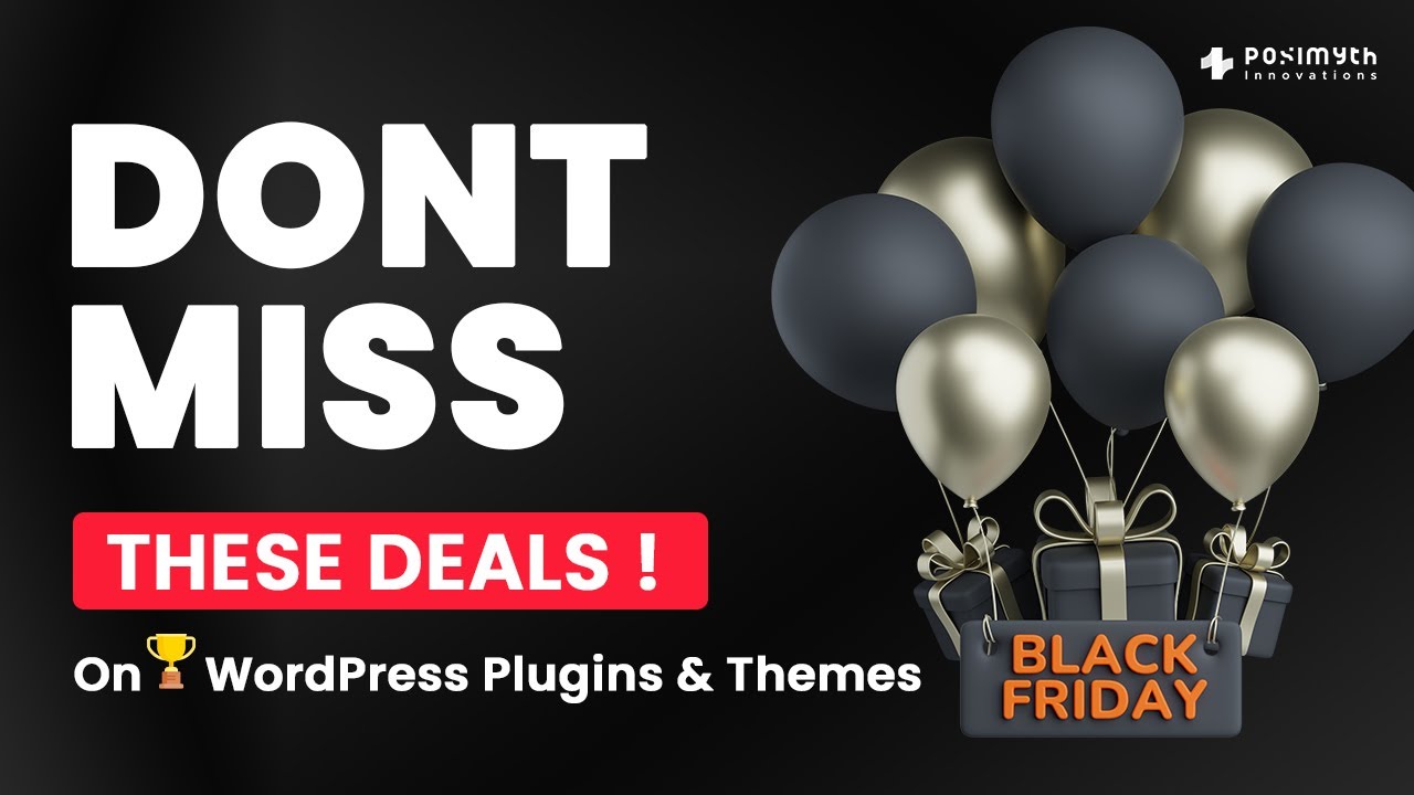 Dont Miss These WordPress Black Friday 2022 Deals
