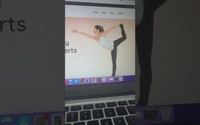 How To Create A Yoga WordPress Website In Just 3 Clicks #shorts