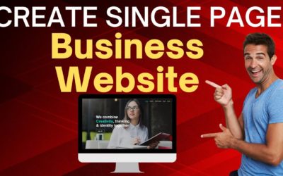 How To Create One-Page Business Website In WordPress-How To Create Single-Page Website In WordPress