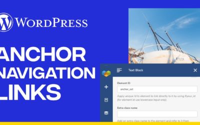 How To Make Anchor Navigation Links With WordPress – Quick and Easy!