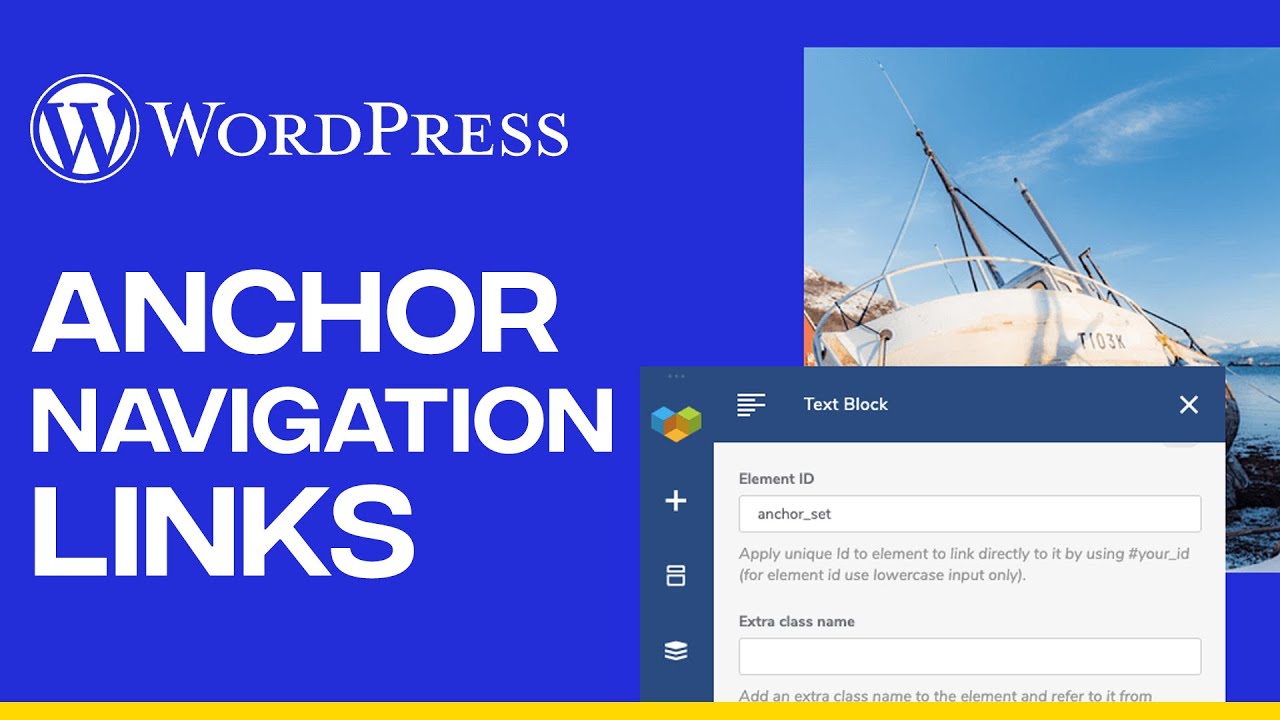 How To Make Anchor Navigation Links With WordPress - Quick and Easy!
