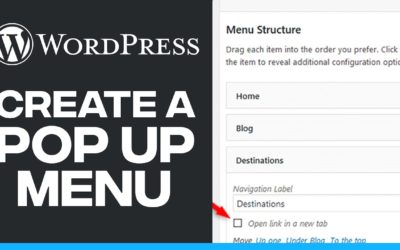 How to make a Popup menu in WordPress – Quick and Easy!