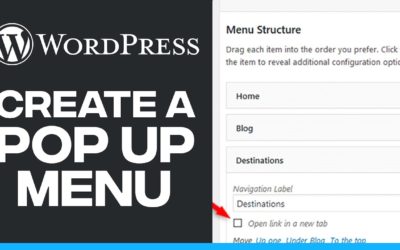 How To Make a Popup Menu In WordPress – Quick And Easy!