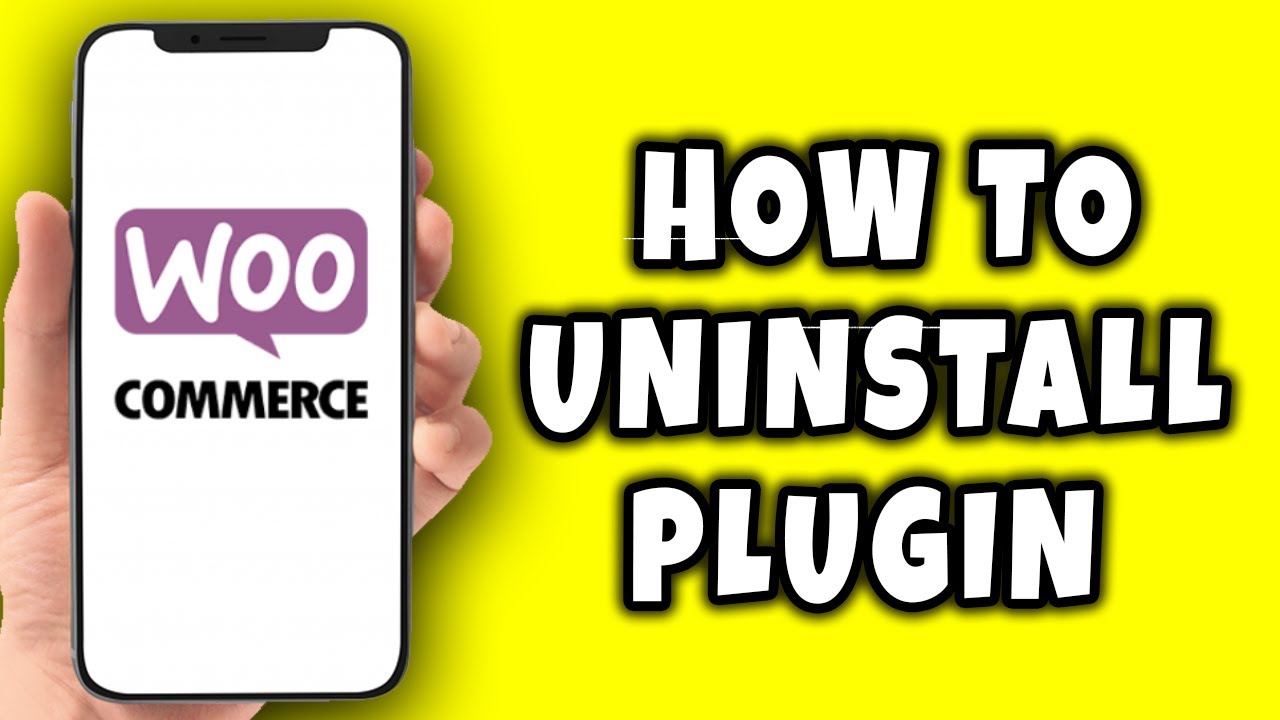 How To Uninstall WooCommerce Plugin || Short Tutorial