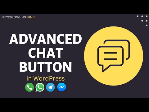 How to Add Chat button in WordPress | WhatsApp Chat button | Telegram, Call Me Chat button