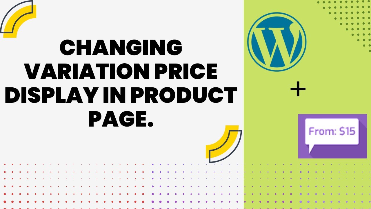 How to Change Variation Price Display on Product Page on WordPress for WooCommerce | EducateWP 2022