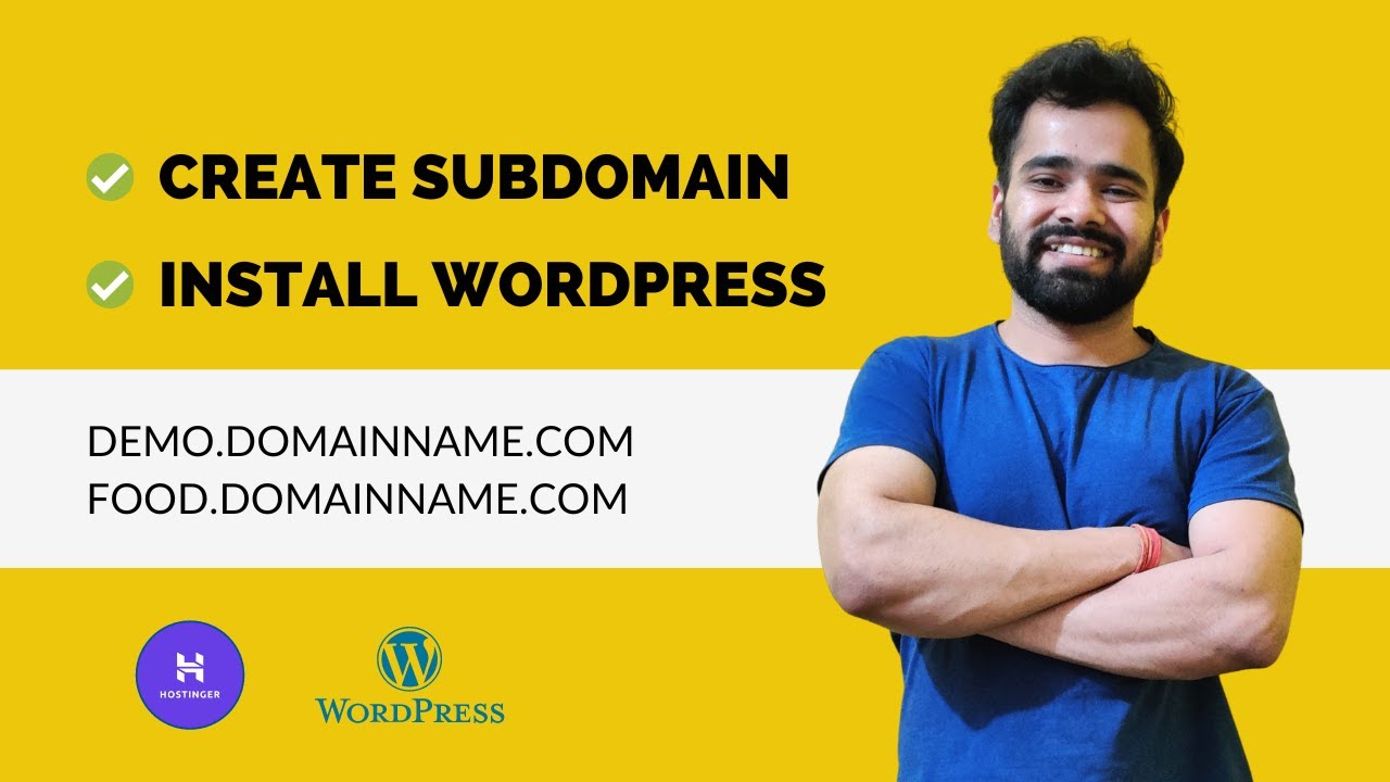 How to Create A Subdomain and Install WordPress in Hostinger