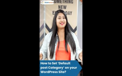 How to Set ‘Default post Category’ on your WordPress Site? #shorts