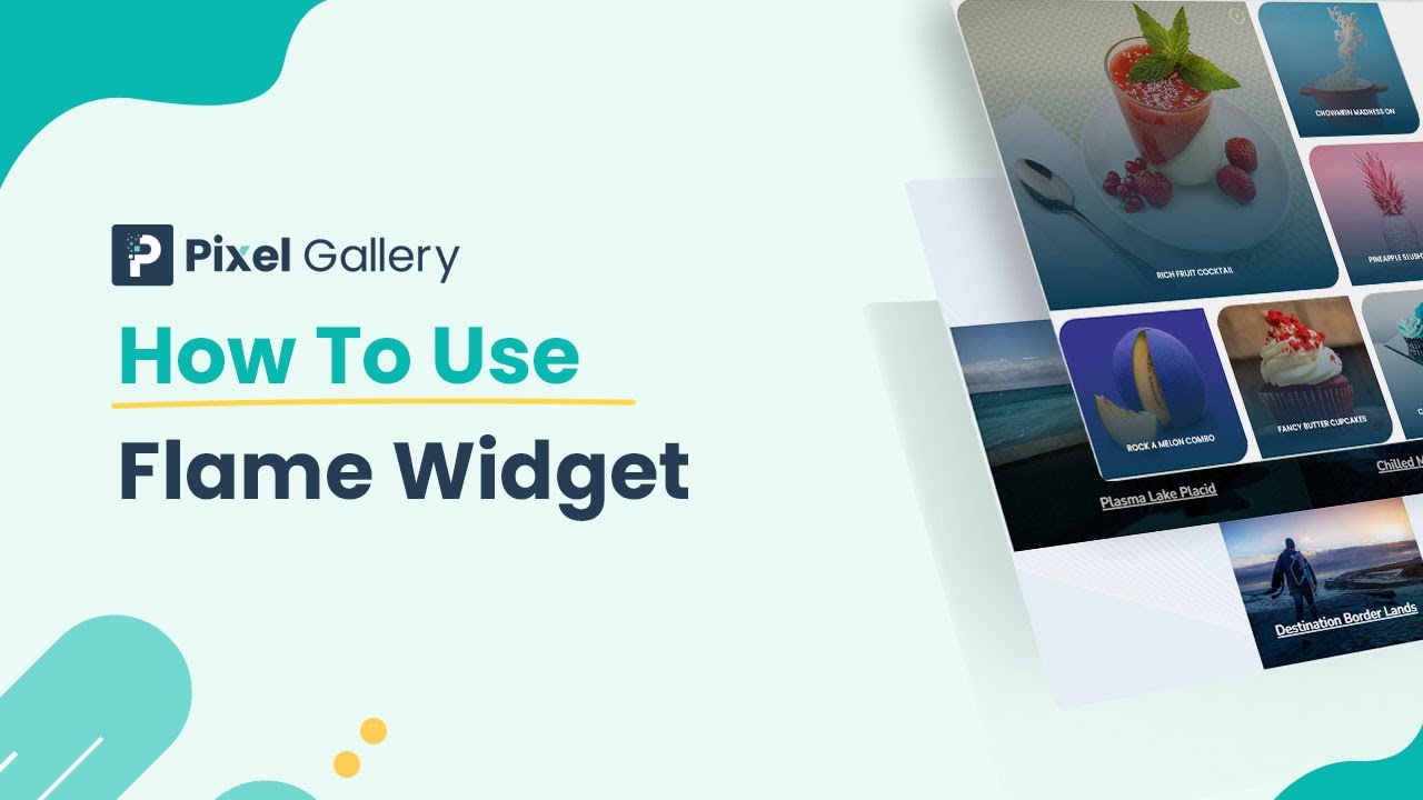 How to Use Flame Gallery Widget by Pixel Gallery in Elementor | Free Elementor Plugin | BdThemes