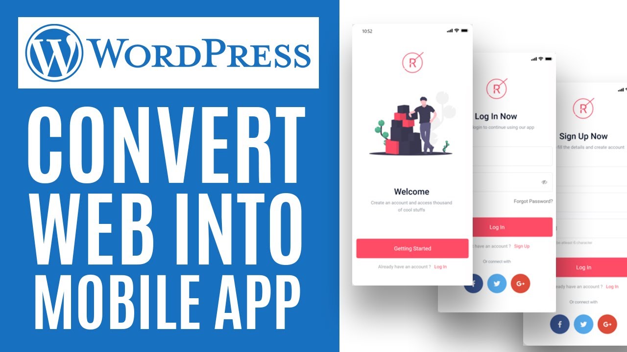 How to convert your WordPress website into a mobile app - 2022 tutorial