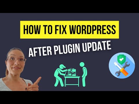 How to fix WordPress after plugin update?