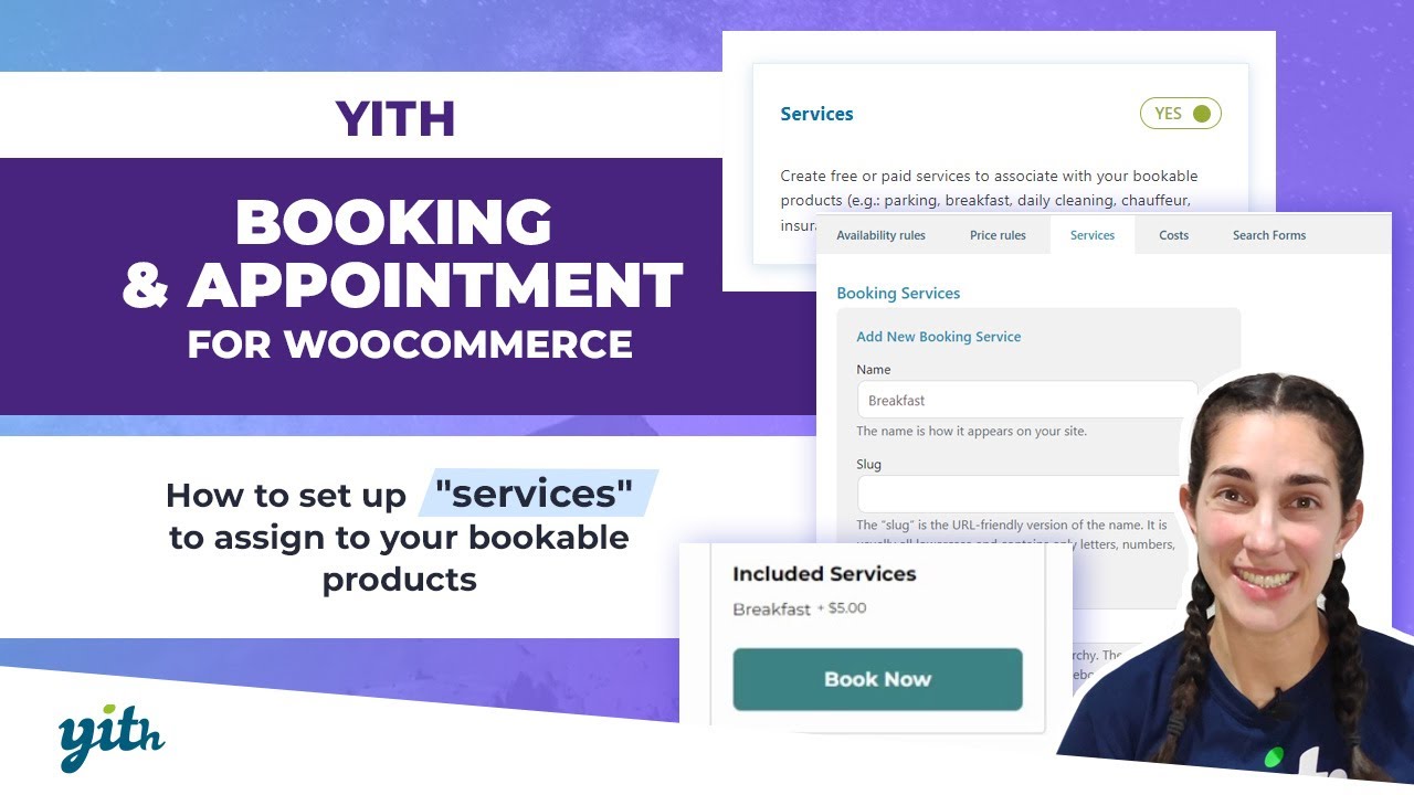 How to set up "services" to assign to your bookable products - YITH Booking and Appointment