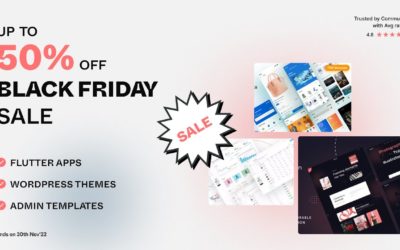 Iqonic Black Friday Sale 2022 – Upto 50% OFF on Flutter Apps, WordPress Themes & More | IqonicDesign