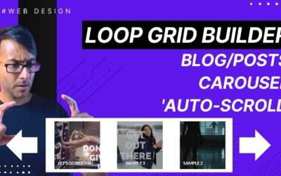 Loop Grid Post Blog Carousel Autoscroll – No Plugin – Elementor WordPress Tutorial
