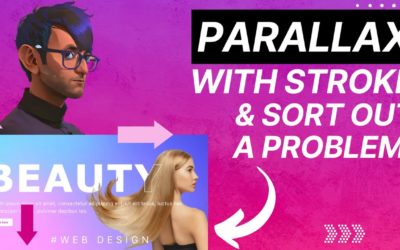 Parallax Hero Banner with Text Stroke and a Widget Problem – Elementor WordPress Tutorial – Effects