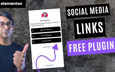 Social Media Links on One Screen – FREE Plugin – Link in Bio Creator Social