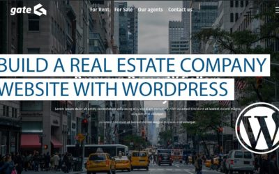 BUILD A COMPLETE REAL ESTATE COMPANY WEBSITE WITH WORDPRESS || BEST WORDPRESS TUTORIAL FOR BIGINNERS