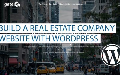 BUILD A COMPLETE REAL ESTATE COMPANY WEBSITE WITH WORDPRESS || BEST WORDPRESS TUTORIAL FOR BIGINNERS