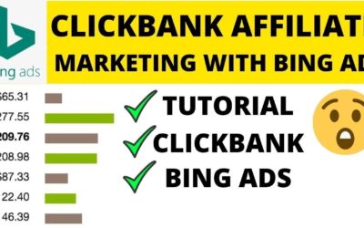 Digital Advertising Tutorials – Clickbank Affiliate Marketing with Microsoft Bing Ads Full Tutorial – $100/Day 2022
