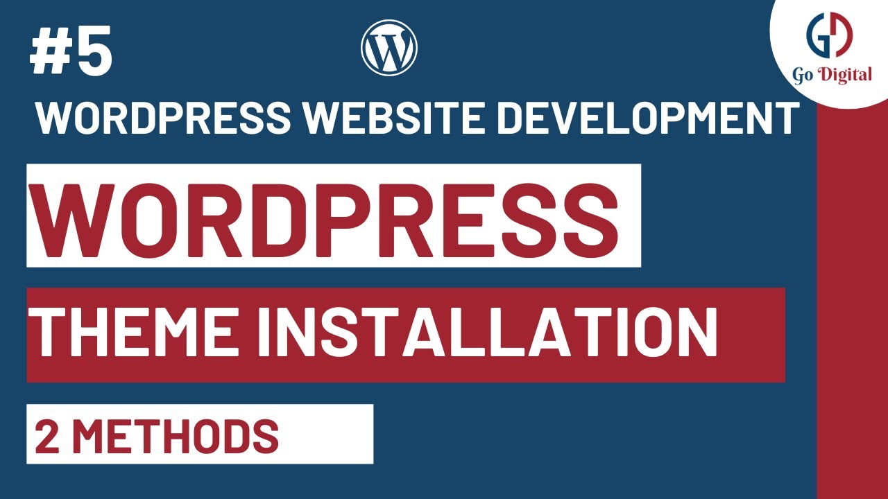 WordPress Theme Installation on Local Host | WordPress Website Design Tutorial | #5