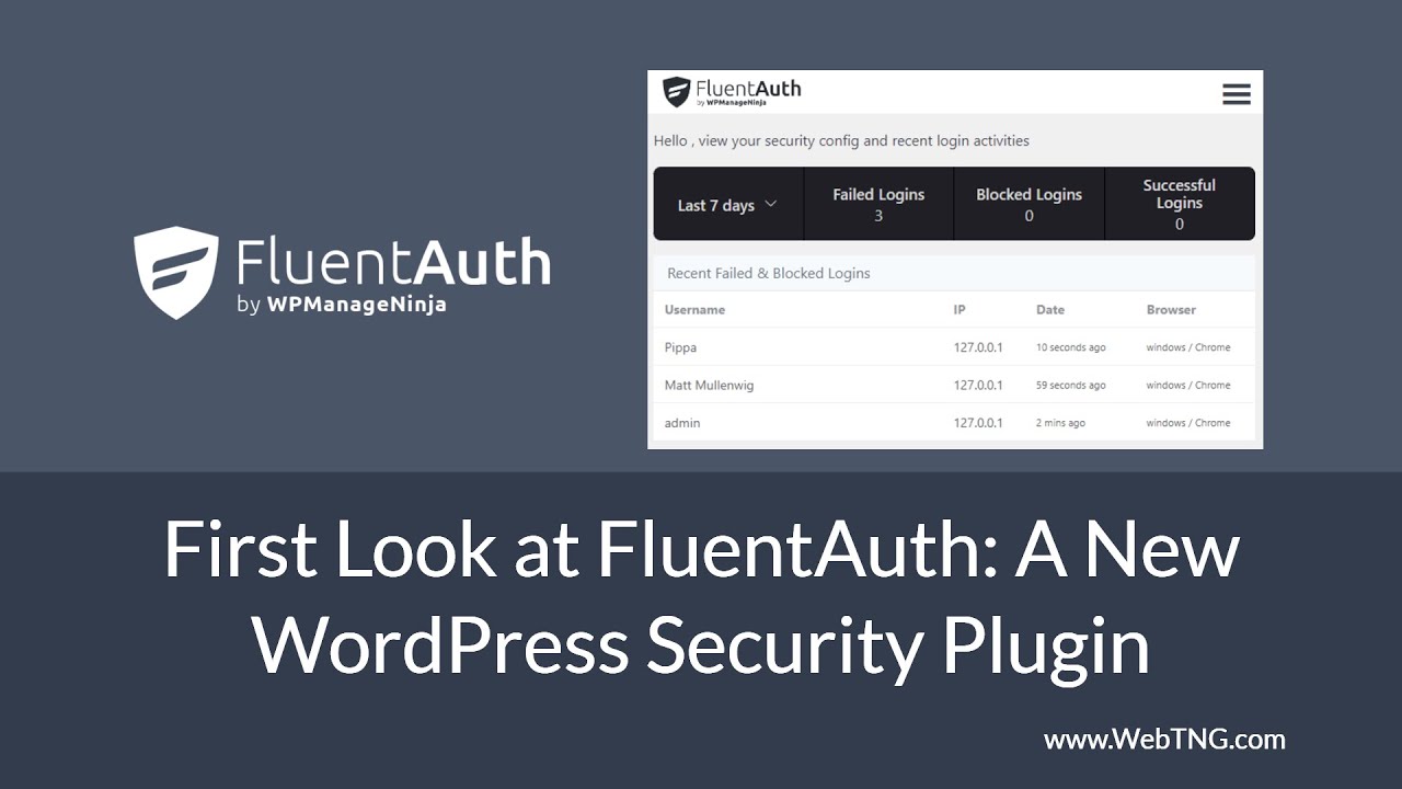 First Look at FluentAuth: A New WordPress Security Plugin