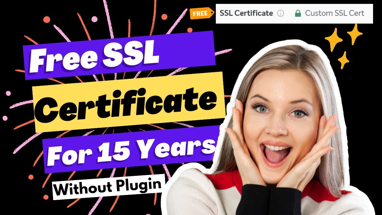 Free SSL Certificate for 15 Years| Free SSL Certificate For WordPress| Free SSL For Website|
