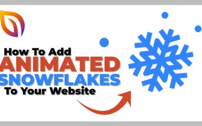 How To Add Animated Snowflakes To Your Website (No Coding!)