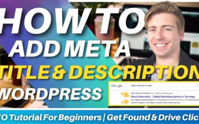 How To Add Meta Title & Description For WordPress Pages (SEO For Beginners)