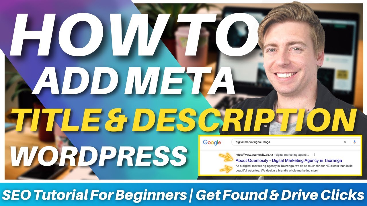 How To Add Meta Title & Description For WordPress Pages (SEO For Beginners)