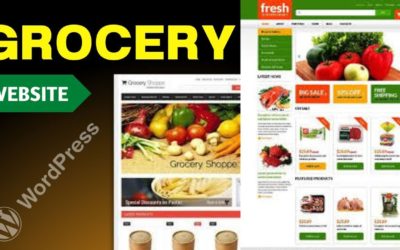 How To Create Grocery Store Website | Make Grocery Store Online #wordpress