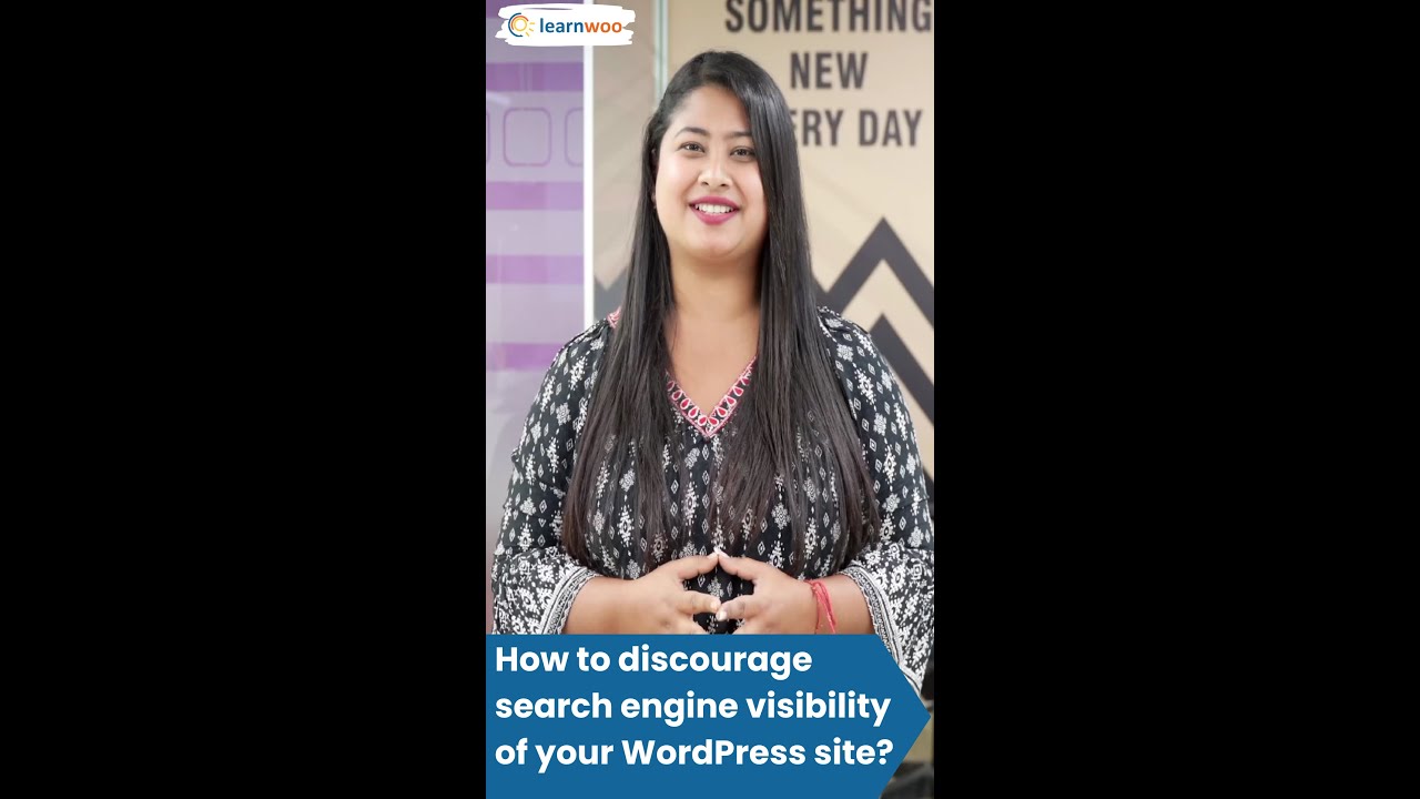 How to Discourage Search Engine Visibility of your WordPress Site? #shorts