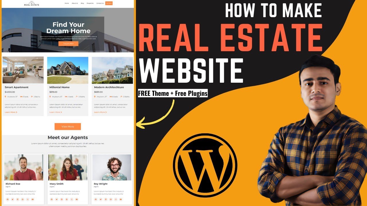 How to Make a Real Estate Website with WordPress and Responsive Theme | Responsive Starter Templates