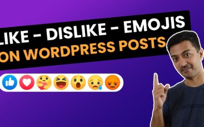 How to add Facebook reaction emojis on WordPress posts – LIKE DISLIKE button on blog posts