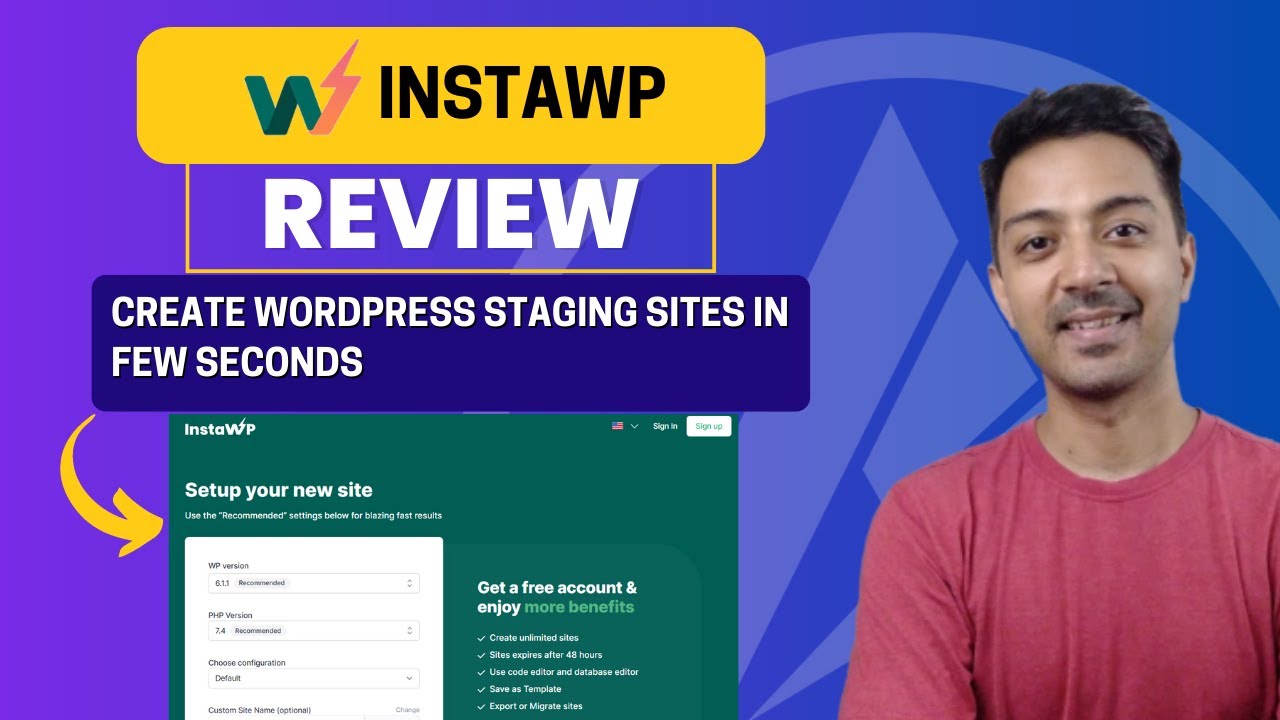 How to create Wordpress staging sites using InstaWP - Create instant WordPress site for staging