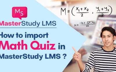 Import MasterStudy LMS math quiz via LaTeX  easily