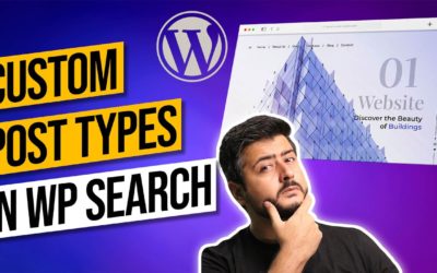 Include Custom Posts in WordPress Search – Easy!